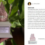 In Loving Arms Pink Infant Urn - Baby Angel Urn For Infants