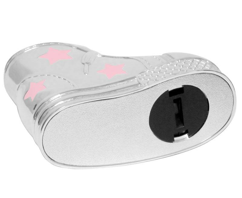 Pink Bootie Baby Urn Bottom