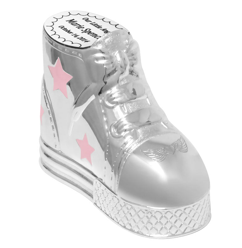 Pink Bootie Baby Urn
