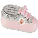 Pink Bootie Photo Baby Urn