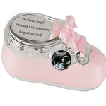 Pink Bootie Photo Baby Urn