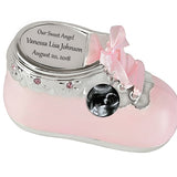 Pink Bootie Photo Baby Urn