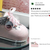 Pink Bootie Photo Baby Urn