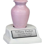 Pink Brass Preemie Urn
