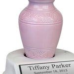 Pink Brass Preemie Urn