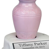 Pink Brass Preemie Urn