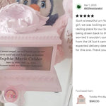 Toddler Pink Baby Column Urn - Free Engraving