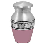 Pink Circle of Hearts Keepsake Urn - Love Charms® - Engraving Option