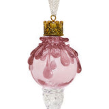 Pink Snowball Icicle Ornament Keepsake Urn