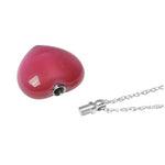 Cat's Eye Pink Ash Necklace Urn