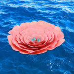 Pink Peaceful Petal® Flower Water Burial Adult or Companion Urn - Blue Butterfly Option