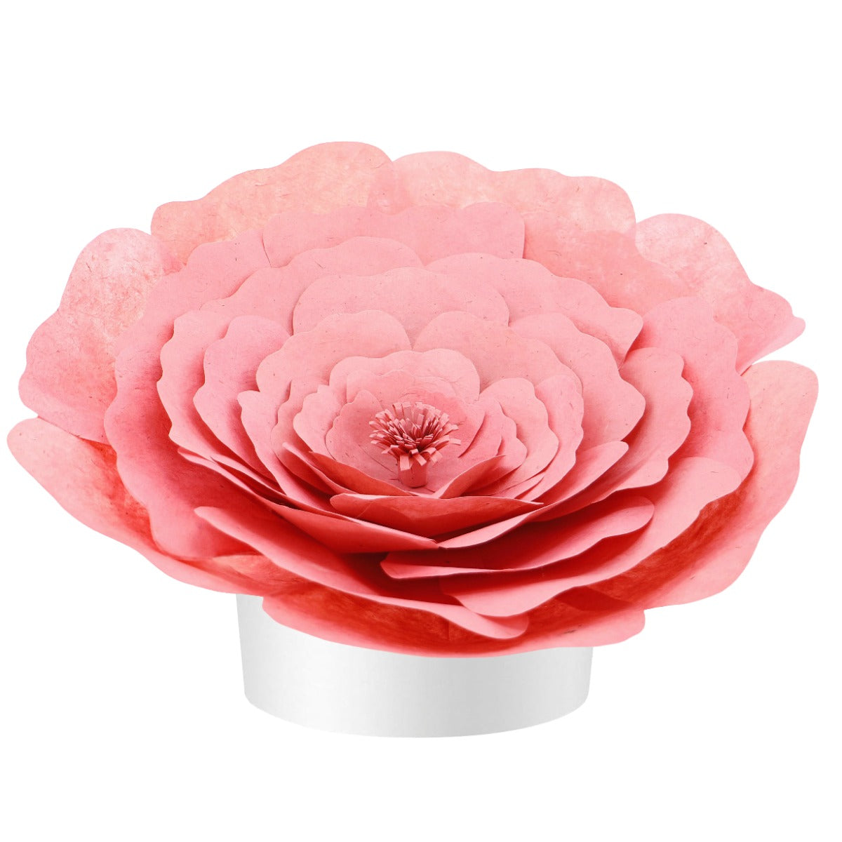 Pink Peaceful Petal® Flower Water Burial Adult or Companion Urn - Blue Butterfly Option
