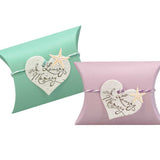 Starfish Tiny Aqua and Pink Peaceful Pillow® Bio Urns - I Loving Memory - Set of 2
