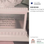Toddler Pink Baby Column Urn - Free Engraving