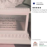 Toddler Pink Baby Column Urn - Free Engraving