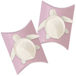 Sea Turtle Pink Mini Peaceful Pillow® Water Burial Urn - Set of 2