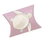 Set of 2 - Pink turtle mini pillow urns