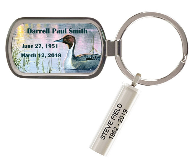 Pintail Drake Keychain Urn by Abraham Hunter