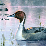 Pintail Drake Keychain Urn by Abraham Hunter