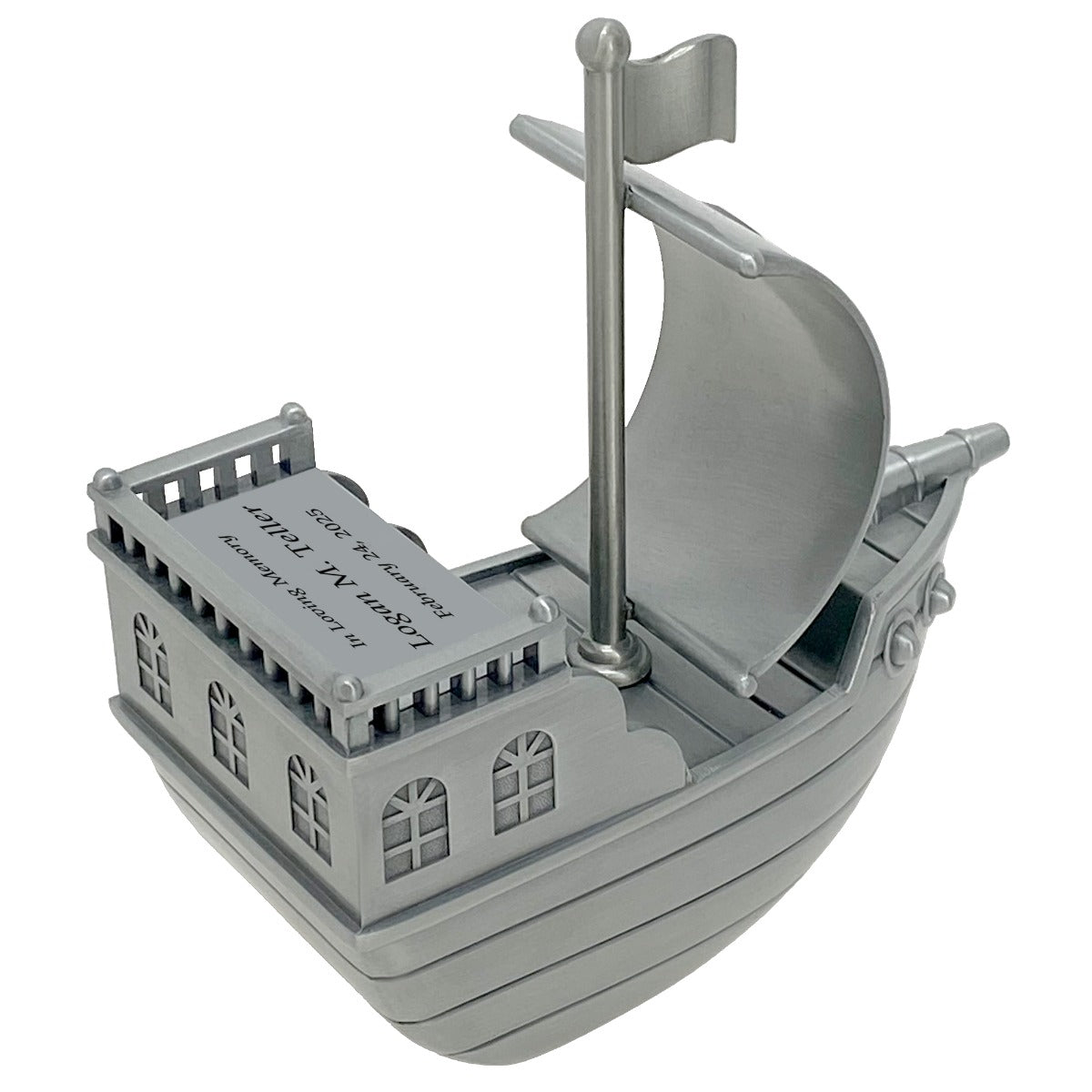 Pirate Pewter Infant Urn - Baby Pewter Urn For Ashes