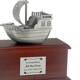 Pirate Ship Small Keepsake Cremation Urn