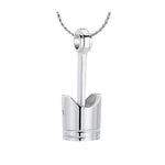 Piston Ash Pendant Urn - Love Charms™ Option