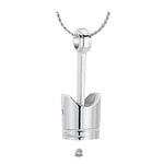 Piston Ash Pendant Urn - Love Charms™ Option