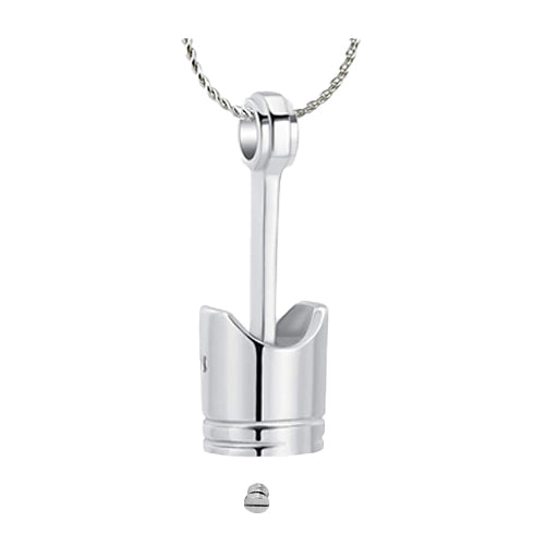 Piston Ash Pendant Urn - Love Charms™ Option
