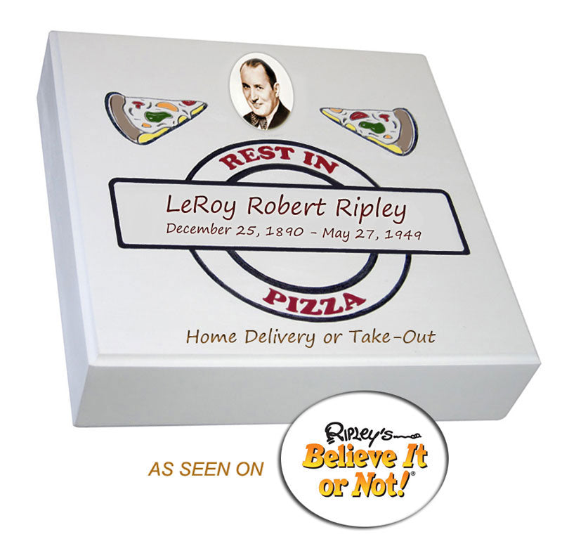 Ripley's Pizza Box Cremation Urn 