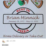 Pizza Box Cremation Urn 