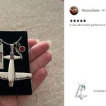 Airplane Ash Jewelry Urn - Love Charms® Option
