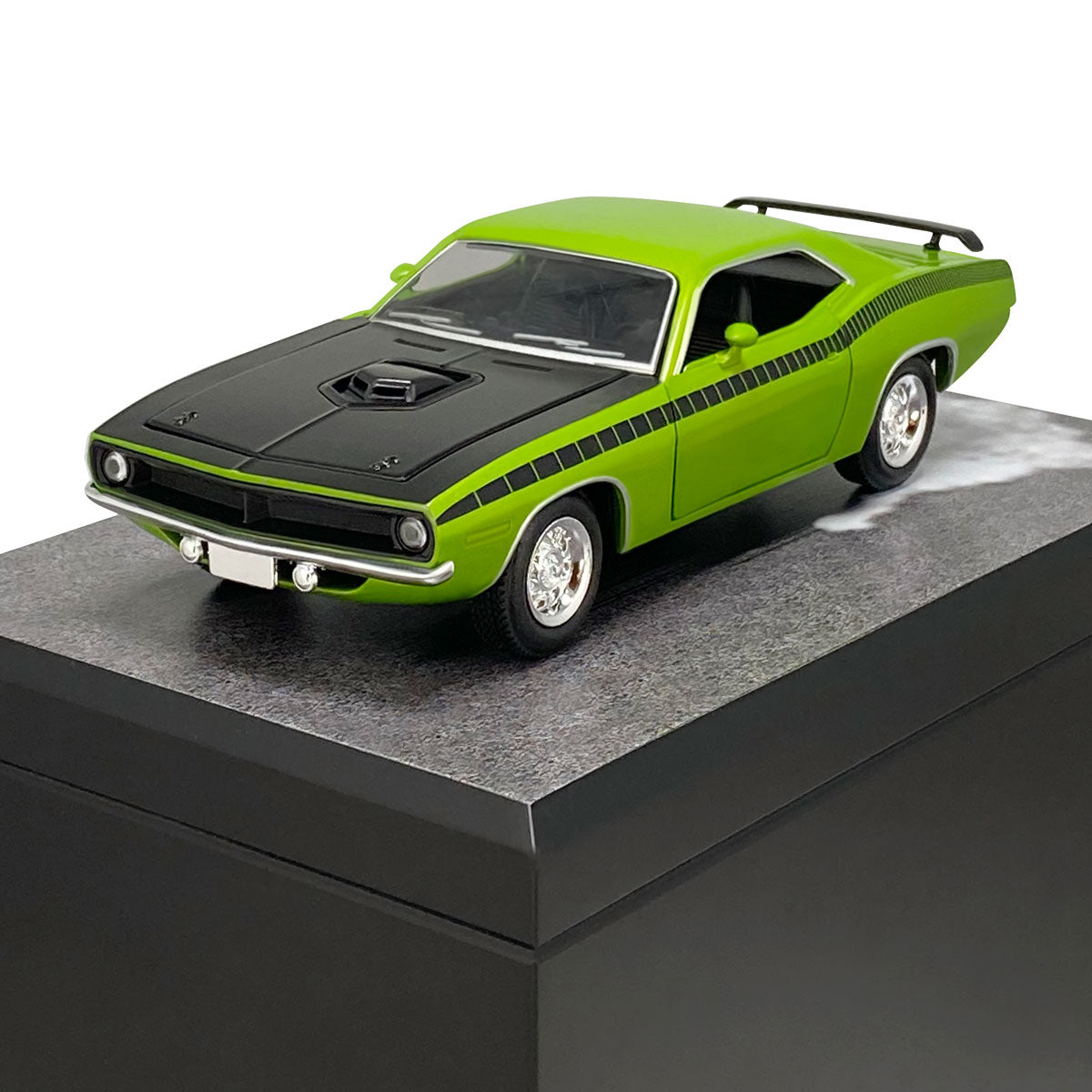 Race Track Companion Cremation Urn & 1970 Plymouth Cuda Décor - With Photos