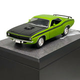 Race Track Companion Cremation Urn & 1970 Plymouth Cuda Décor - With Photos