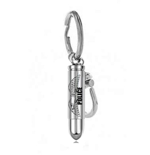 POLICE Bullet Eagle Keychain Urn