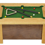 Pool Table & Billiards Cremation Urn - Hand Made USA Gaming Table Urn