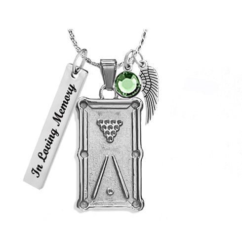 Pool Table Jewelry Ash Urn - Love Charms™ Option