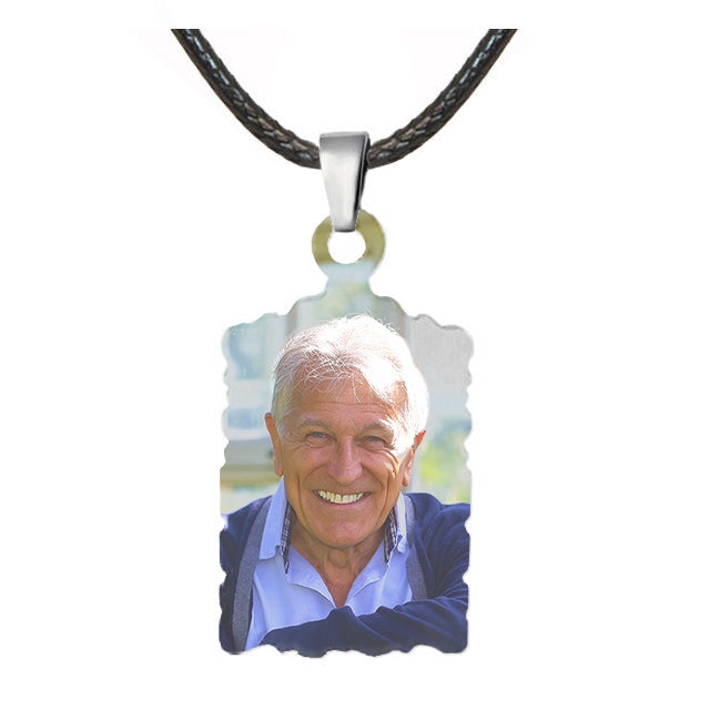 Portrait Stainless Photo Jewelry Pendant - Love Charms Options
