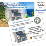 Sea Turtle Green Mini Peaceful Pillow® Water Burial Urn - Set of 2 