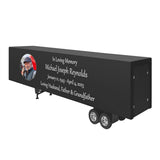 Trailer Cremation Urn & POW MIA Peterbilt 379 Truck Décor 