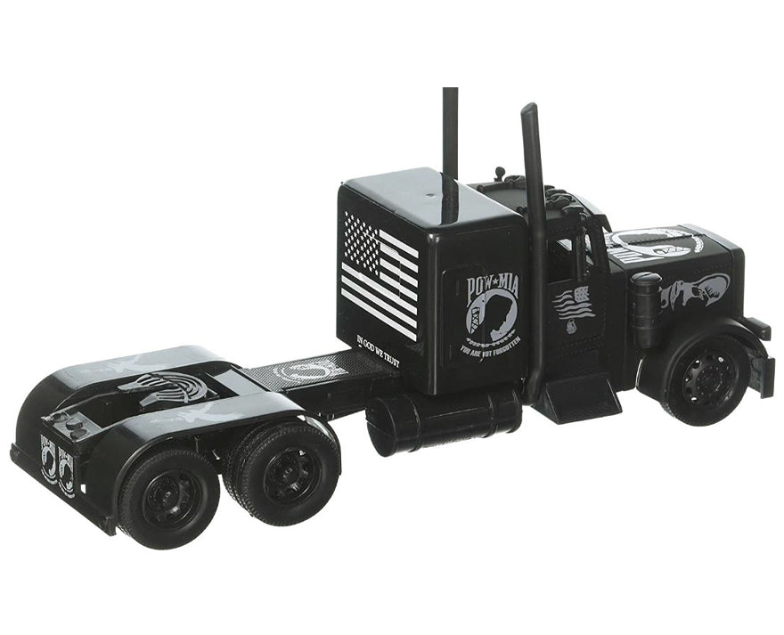 Trailer Cremation Urn & POW MIA Peterbilt 379 Truck Décor 