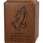 Faithful Praying Hands Urn