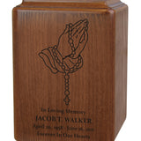Praying Rosary Urn