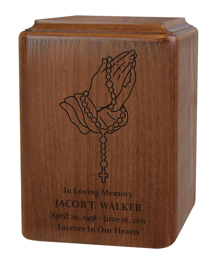 Praying Rosary Urn
