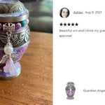 Princess Angel Pewter Keepsake Urn - Love Charms™ Option
