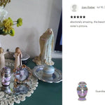 Princess Angel Pewter Keepsake Urn - Love Charms™ Option