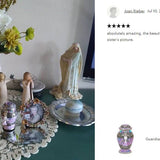 Princess Angel Pewter Keepsake Urn - Love Charms™ Option
