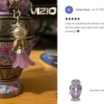 Princess Angel Pewter Keepsake Urn - Love Charms™ Option
