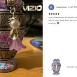 Princess Angel Pewter Keepsake Urn - Love Charms™ Option