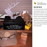 Proud Spirit Elk Lucite Art Cremation Urn 