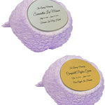 Purple Angel Wings Keepsake Urn